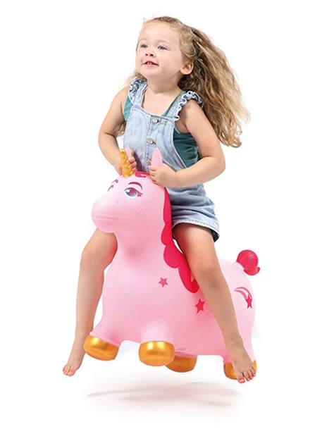 Mijn huppelende hond LUDI hemelsblauw+rood+ROSE CLAIR UNI - vertbaudet enfant 