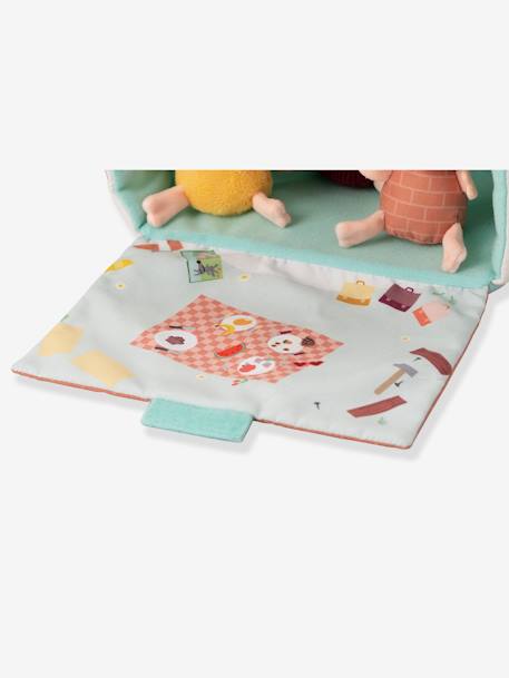 Huis van de wolf en de 3 biggetjes LILLIPUTIENS meerkleurig - vertbaudet enfant 