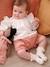 Ensemble cérémonie bloomer et chaussettes naissance rose - vertbaudet enfant 