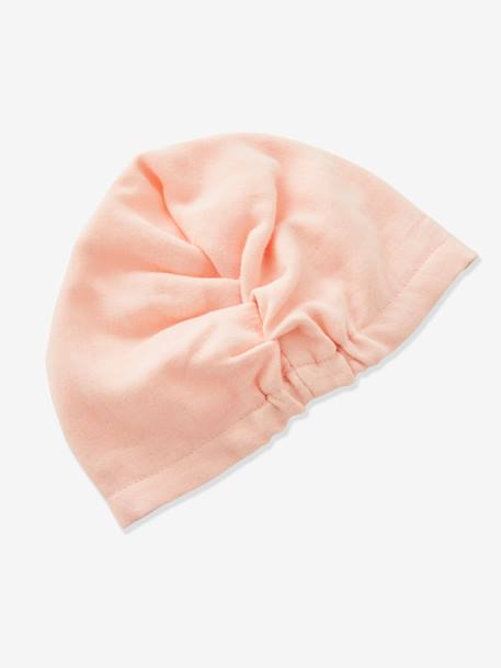 Chapeau façon foulard noué uni bébé fille rose - vertbaudet enfant 