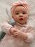 Chapeau façon foulard noué uni bébé fille rose - vertbaudet enfant 