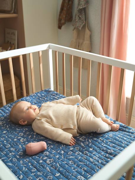 Tapis de sol / Fond de parc patchwork INDIA bleu imprimé - vertbaudet enfant 