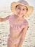 Maillot de bain 2 pièces imprimé fleuri rose pâle+vert imprimé - vertbaudet enfant 