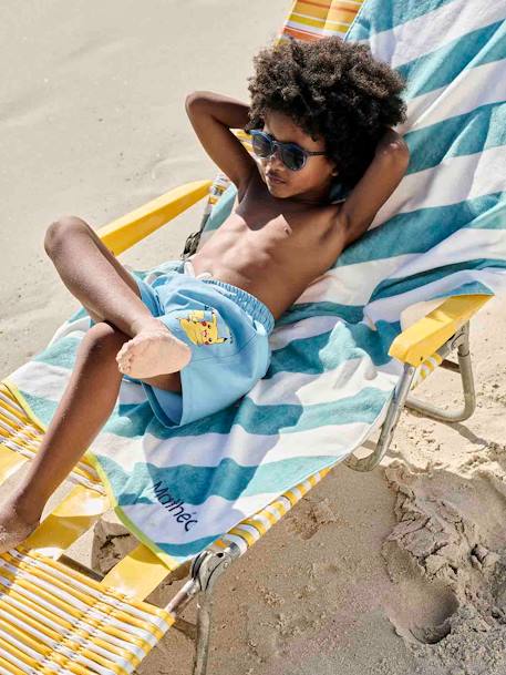 Short de bain microfibre garçon Pokemon vert sauge - vertbaudet enfant 