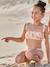 Maillot de bain 2 pièces pêches fille écru - vertbaudet enfant 
