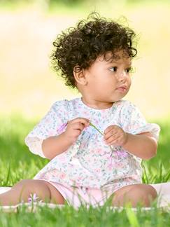 Babyblouse met bloemenmotief  - vertbaudet enfant