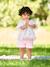 Babyblouse met bloemenmotief ecru - vertbaudet enfant 
