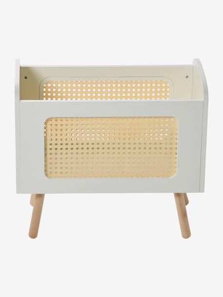 ADÈLE wieg van hout en riet meerkleurig+wit - vertbaudet enfant 