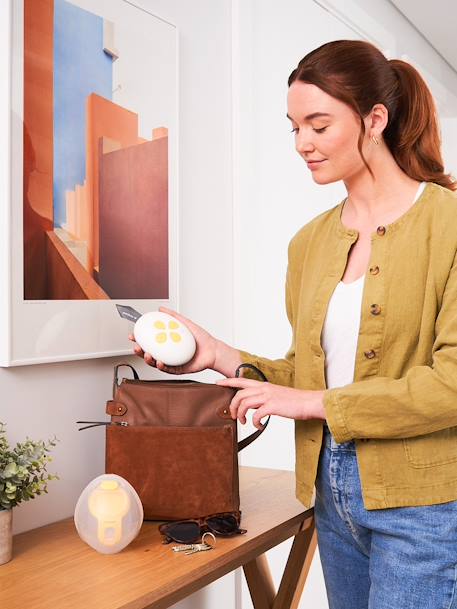 Tire-lait électrique simple Solo Hands Free jaune - vertbaudet enfant 