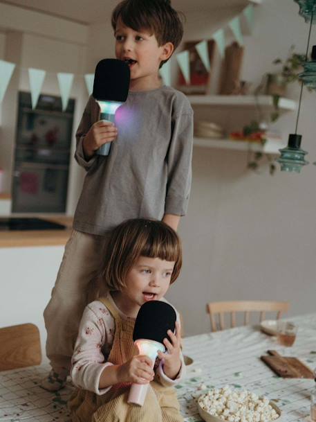 Micro karaoke Kidymic - KIDYWOLF blauw+groen+rozen - vertbaudet enfant 