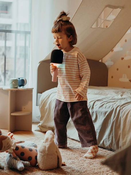 Micro karaoke Kidymic - KIDYWOLF blauw+groen+rozen - vertbaudet enfant 