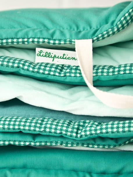 Leertapijt en slaapzak LILLIPUTIENS groen+rozen - vertbaudet enfant 