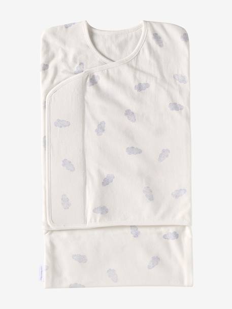 Inbakeren jersey T2 wit, bedrukt - vertbaudet enfant 