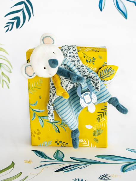 Yoca le koala doudou attache-sucette - DOUDOU ET COMPAGNIE bleu - vertbaudet enfant 