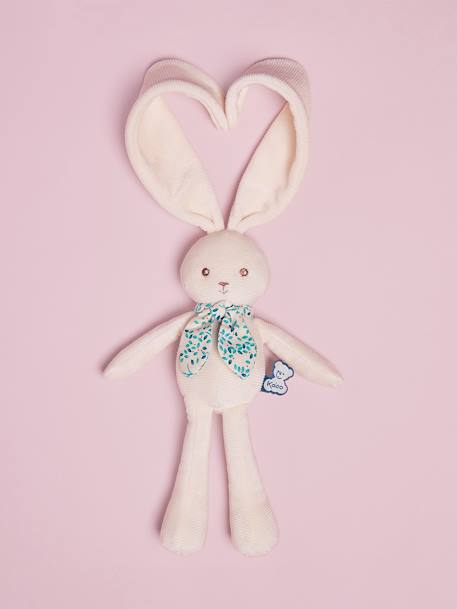 Pantin lapin Lapinoo - beige+blanc+orange - vertbaudet enfant 