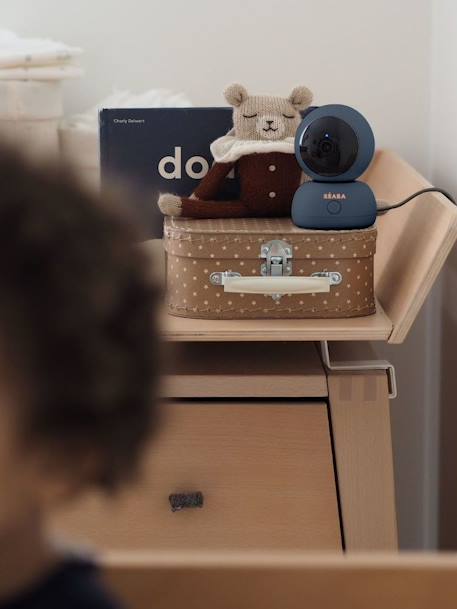 Ecoute-bébé vidéo Zen Premium blanc+bleu nuit - vertbaudet enfant 