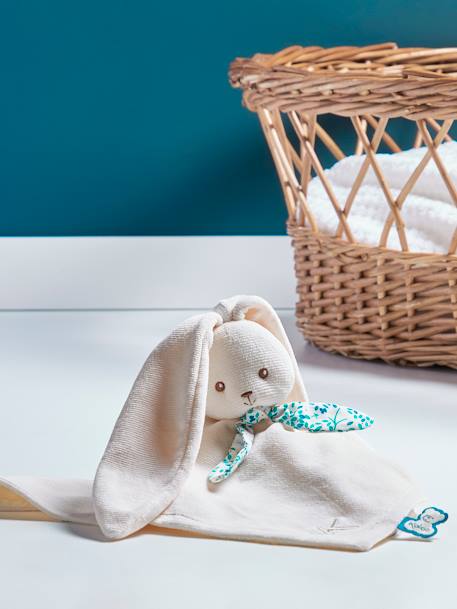 Knuffelkonijn 30 cm - KALOO beige+sinaasappel+wit - vertbaudet enfant 