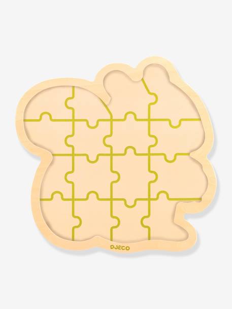 Houten puzzel Nut 16st - DJECO meerkleurig - vertbaudet enfant 