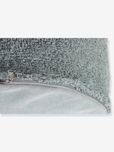 Pouf chill - bleu grisé+gris perle+vieux rose - vertbaudet enfant 