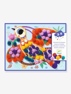-Coffret de collage Silhouettes et pompons -
