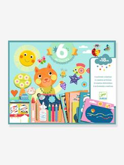 Jouet-Activités artistiques-Tableaux, dessin et peinture-Coffret 6 activités le chat et ses amis -