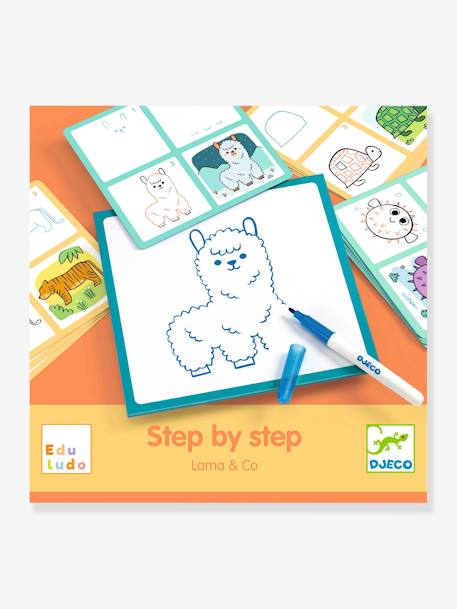 Step by step Lama & co - DJECO multicolore - vertbaudet enfant 