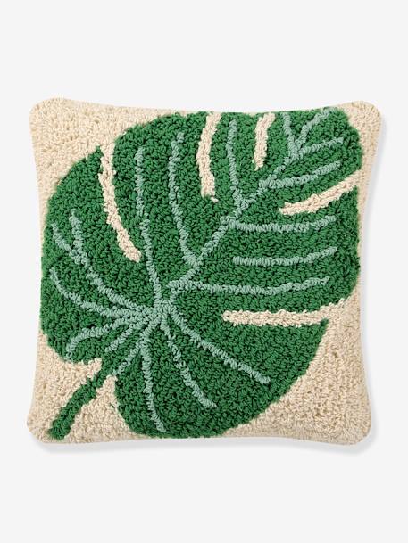 Coussin lavable Monstera - vert - vertbaudet enfant 