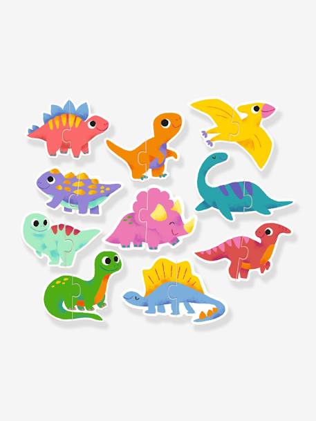 Puzzel Dinos duo - DJECO meerkleurig - vertbaudet enfant 