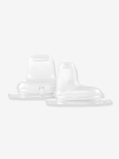 Puériculture-Repas-Duo de becs de succion anti-fuite