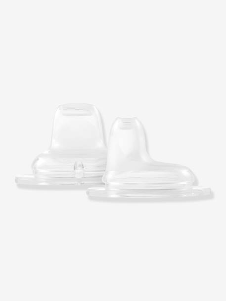 Duo de becs de succion anti-fuite transparent - vertbaudet enfant 