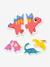 Puzzel Dinos duo - DJECO meerkleurig - vertbaudet enfant 