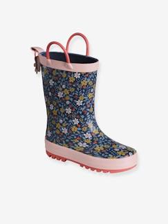 Chaussures-Chaussures fille 23-38-Bottes de pluie fille caoutchouc imprimé collection maternelle