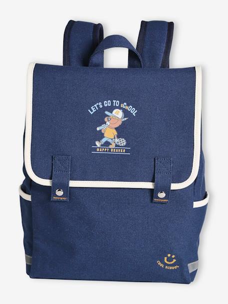 Sac à dos 'happy castor' bleu - vertbaudet enfant 