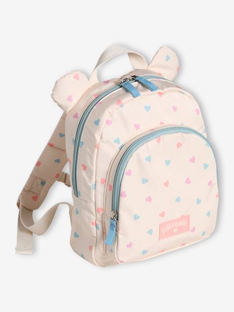 Sac à dos fille maternelle 'Joli coeur' écru - vertbaudet enfant 