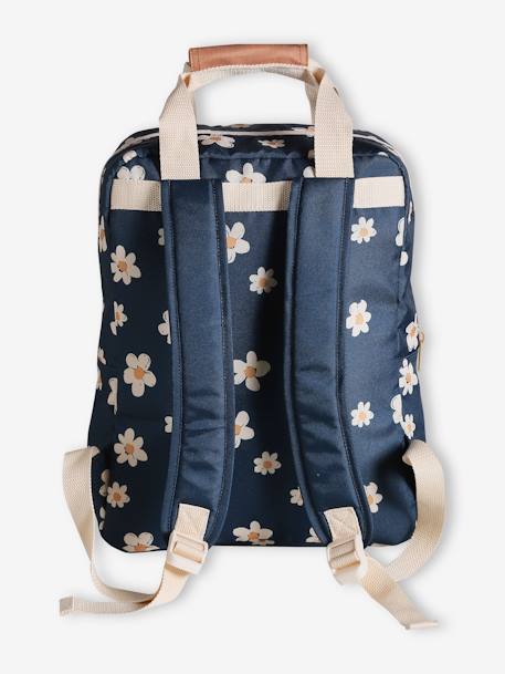 Sac à dos fille marguerites marine - vertbaudet enfant 