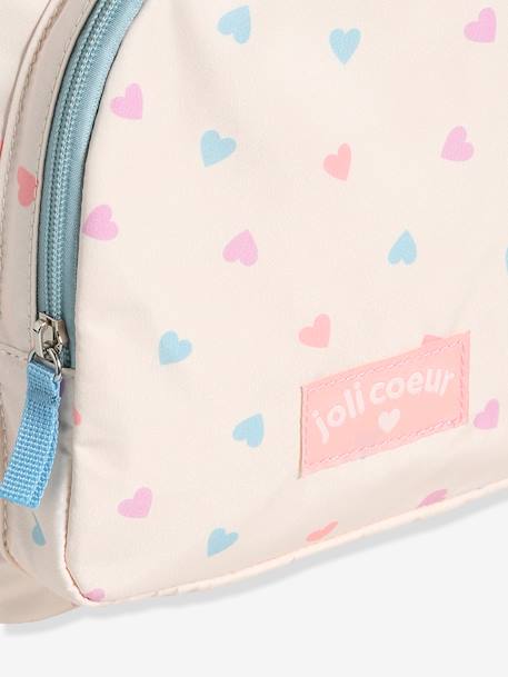 Sac à dos fille maternelle 'Joli coeur' écru - vertbaudet enfant 