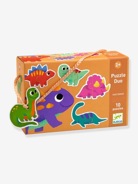 Puzzel Dinos duo - DJECO meerkleurig - vertbaudet enfant 