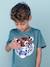 Tee-shirt garçon motif à sequins réversibles blanc+bleu nuit+bleu océan+écru+vert d'eau - vertbaudet enfant 