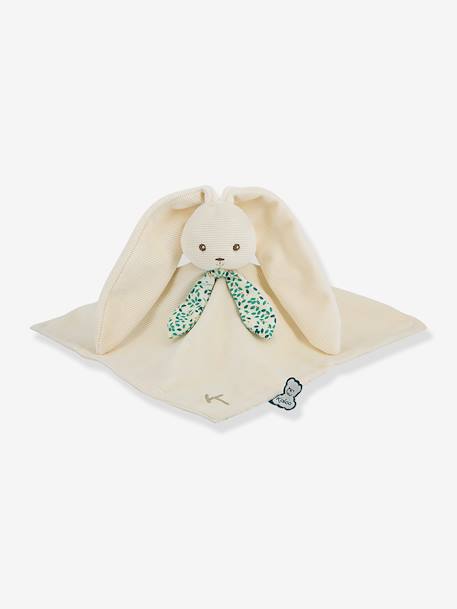 Doudou lapin Lapinoo 30 cm - beige+blanc+orange - vertbaudet enfant 