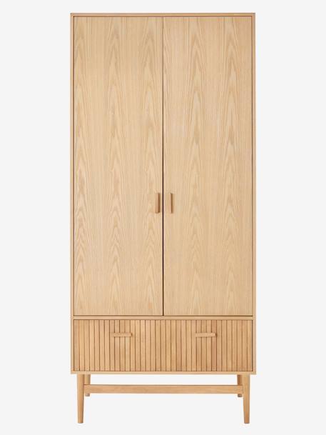 Grande armoire 2 portes + tiroir ligne COPENHAGUE bois - vertbaudet enfant 