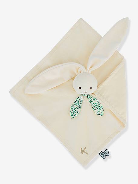 Doudou lapin Lapinoo 30 cm - beige+blanc+orange - vertbaudet enfant 