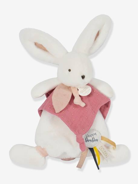 Happy knuffel 25cm - DOUDOU ET COMPAGNIE blauw+rozenhout - vertbaudet enfant 