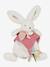 Happy knuffel 25cm - DOUDOU ET COMPAGNIE blauw+rozenhout - vertbaudet enfant 