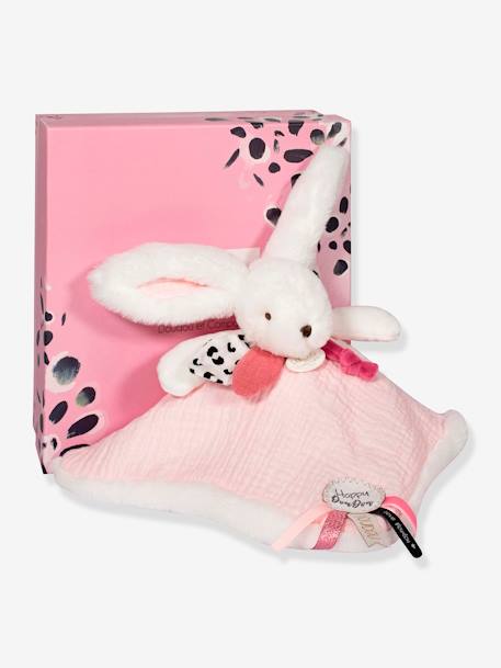 Happy doudou lange 25cm - DOUDOU ET COMPAGNIE rose - vertbaudet enfant 