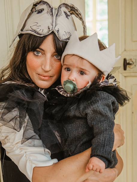 Attache-sucette silicone Wonder bleu ciel+mauve+vert+violet - vertbaudet enfant 