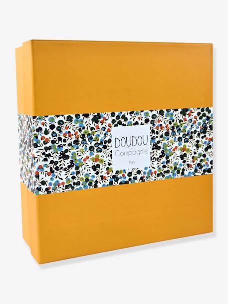 Doudou pétale 27cm boh'aim - DOUDOU ET COMPAGNIE bleu+jaune+rose - vertbaudet enfant 