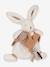 Happy knuffel 25cm - DOUDOU ET COMPAGNIE beige+blauw+rozenhout - vertbaudet enfant 