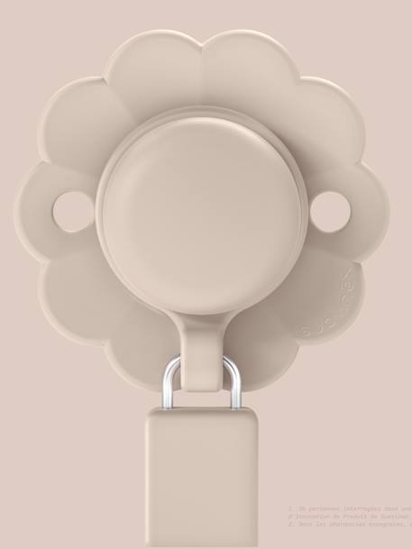 Attache-sucette silicone Wonder bleu ciel+mauve+vert+violet - vertbaudet enfant 