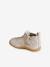 Boots en cuir pailleté bébé or - vertbaudet enfant 
