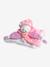Vierkante teddybeerknuffel 24cm collector - DOUDOU ET COMPAGNIE blauw+rozen+taupe - vertbaudet enfant 